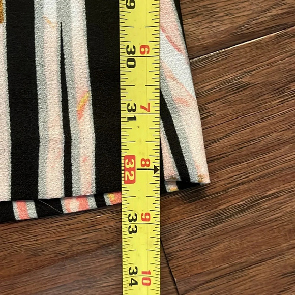 Bison Bisou Striped Wide Leg Pants Size L - Picture 11 of 11